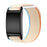 For WHOOP 4.0 Magic Tape Loop Band Stylish Nylon Wrist Strap with PC Protective Case - Beige - 1