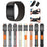 For WHOOP 4.0 Magic Tape Loop Band Stylish Nylon Wrist Strap with PC Protective Case - Beige - 3