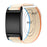 For WHOOP 4.0 Magic Tape Loop Band Stylish Nylon Wrist Strap with PC Protective Case - Beige - 4