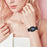 Replacement Strap for Fitbit Versa 3 / Sense Butterfly Rhinestones Decor Watch Band - Black - 5