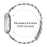 Replacement Strap for Fitbit Versa 3 / Sense Butterfly Rhinestones Decor Silver Watch Band - 7