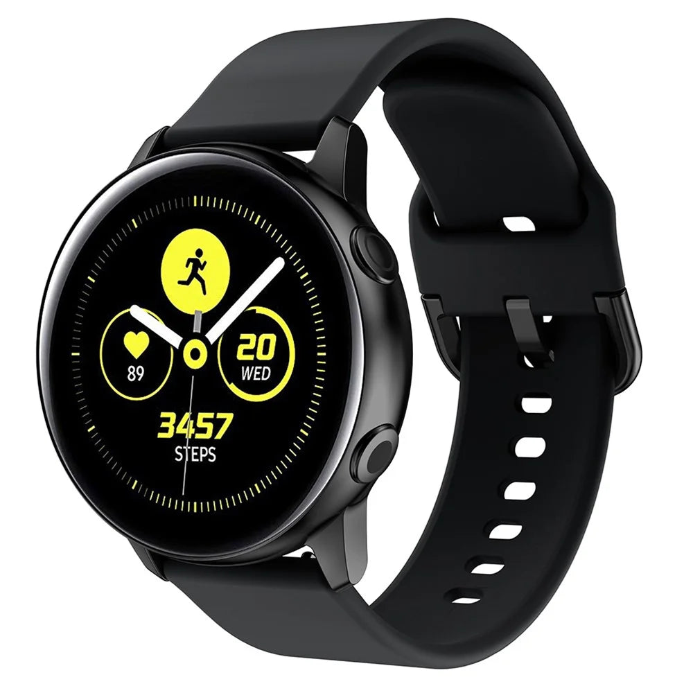 22mm Adjustable Silicone Smart Watch Band Bracelet Strap Replacement for Polar Vantage M/Grit X - Black - 2