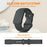For Whoop 4.0 Watch Band 8-Shaped Buckle Silicone Wristband Adjustable Strap - Dark Grey - 5