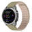 For Garmin Fenix 8 47mm / Fenix E 47mm Wrist Band 22mm Universal Quick Release Two-Color Magnetic Silicone Watch Strap - Camel+Light Brown - 3