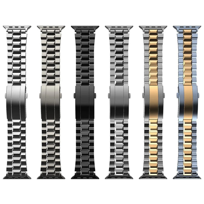 Wrist Band for Apple Watch Series 11 10 42mm / 9 8 7 41mm / SE3 SE2 SE 6 5 4 40mm / 3 2 1 38mm Titanium Alloy Replacement Watch Strap - Titanium - 7