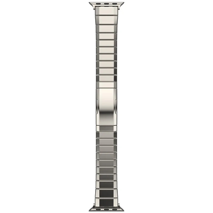Replacement Strap for Apple Watch Ultra 3 2 1 49mm / Series 11 10 46mm / 9 8 7 45mm / SE3 SE2 SE 6 5 4 44mm / 3 2 1 42mm Titanium Alloy Watch Band - Titanium - 3