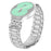 For Garmin D2 Air X10  /  Bounce Replacement Strap Butterfly Rhinestones Decor Silver Stainless Steel Watch Band - 1