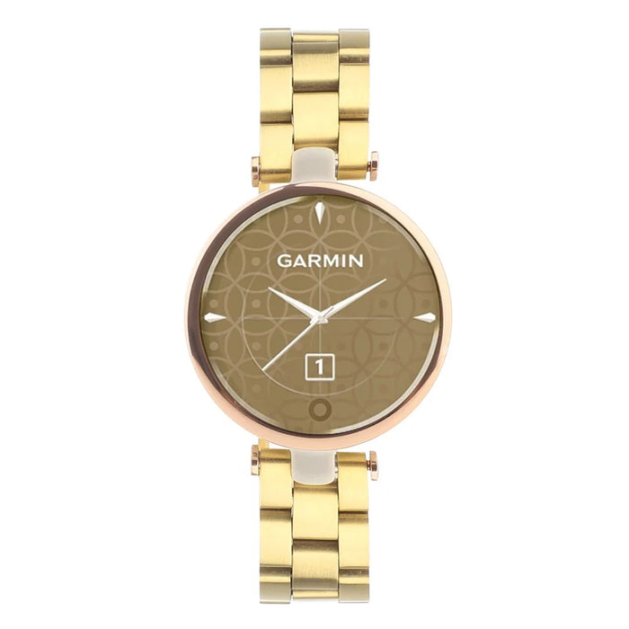 Stainless Steel Adjustable Smart Watch Band Replacement Strap for Garmin Lily - Gold - 2