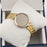 Stainless Steel Adjustable Smart Watch Band Replacement Strap for Garmin Lily - Gold - 4