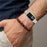 Metal Frame for Huawei Band 10 / 10 NFC / 9 / 9 NFC / 8 / 8 NFC Watch Case Integrated Three Bead Stainless Steel Strap - Silver - 7