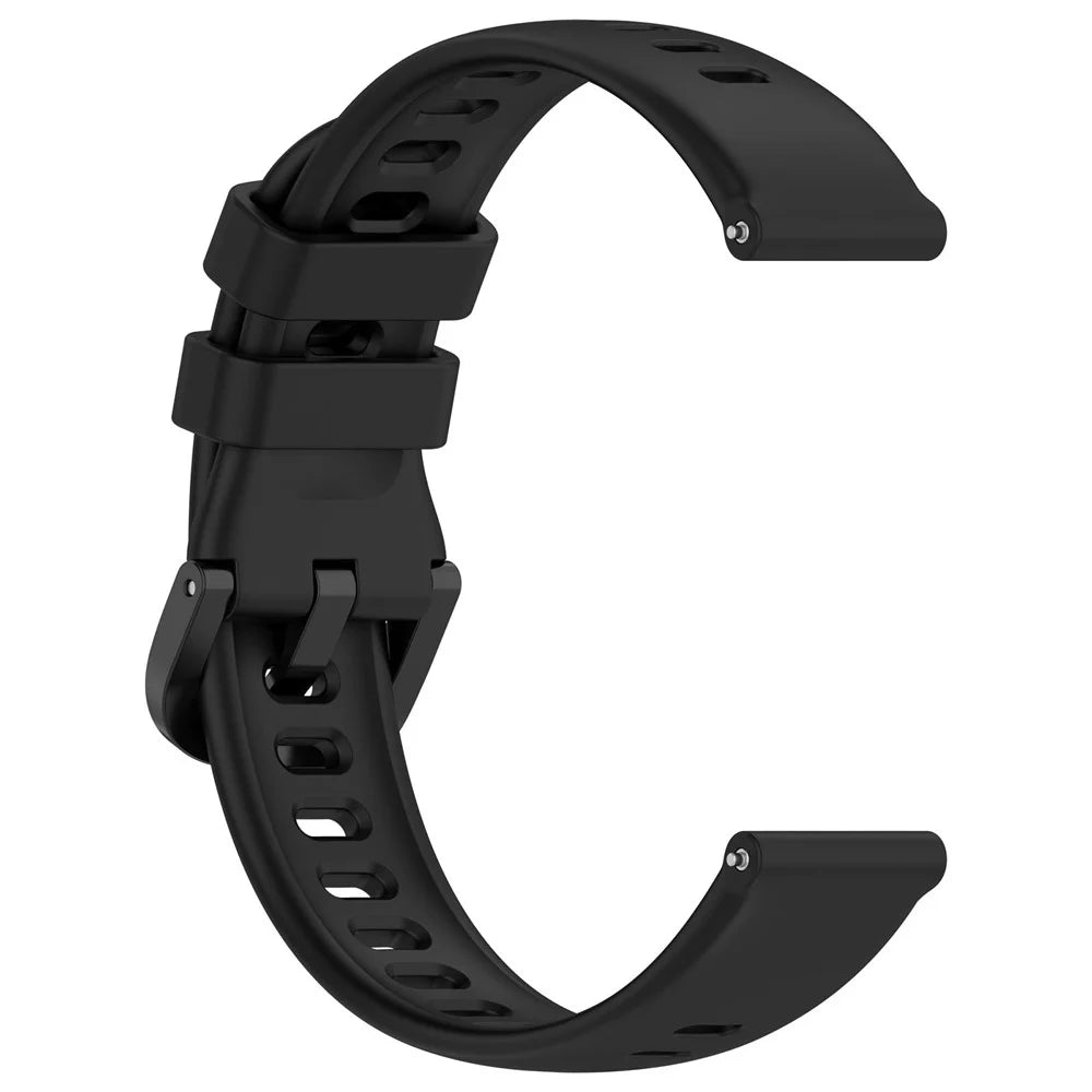 For Keep B5 Silicone Watch Band Adjustable Wristband Replacement Strap - Black - 4
