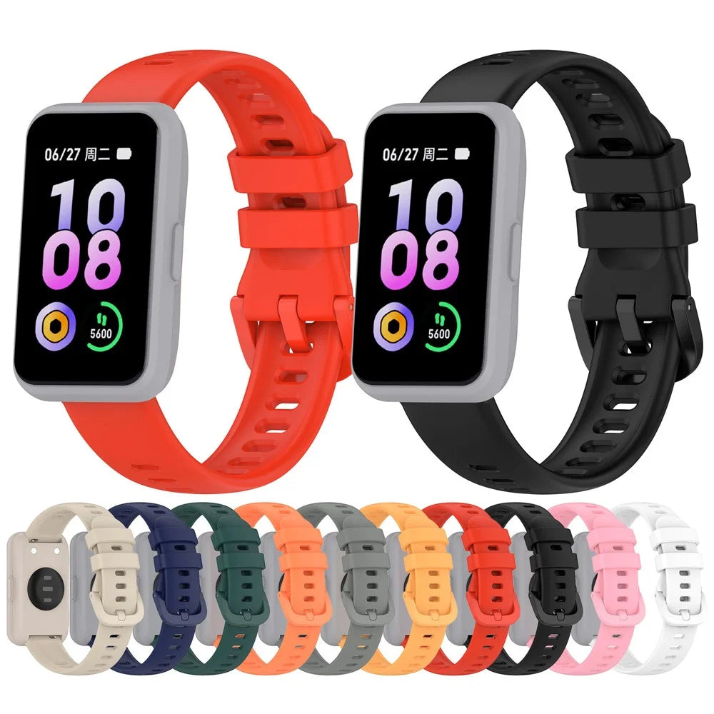 For Keep B5 Silicone Watch Band Adjustable Wristband Replacement Strap - Black - 7