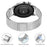 For Samsung Galaxy Watch 46mm Bands Replacement Stainless Steel Magnetic Clasp Silver Watch Strap - 3