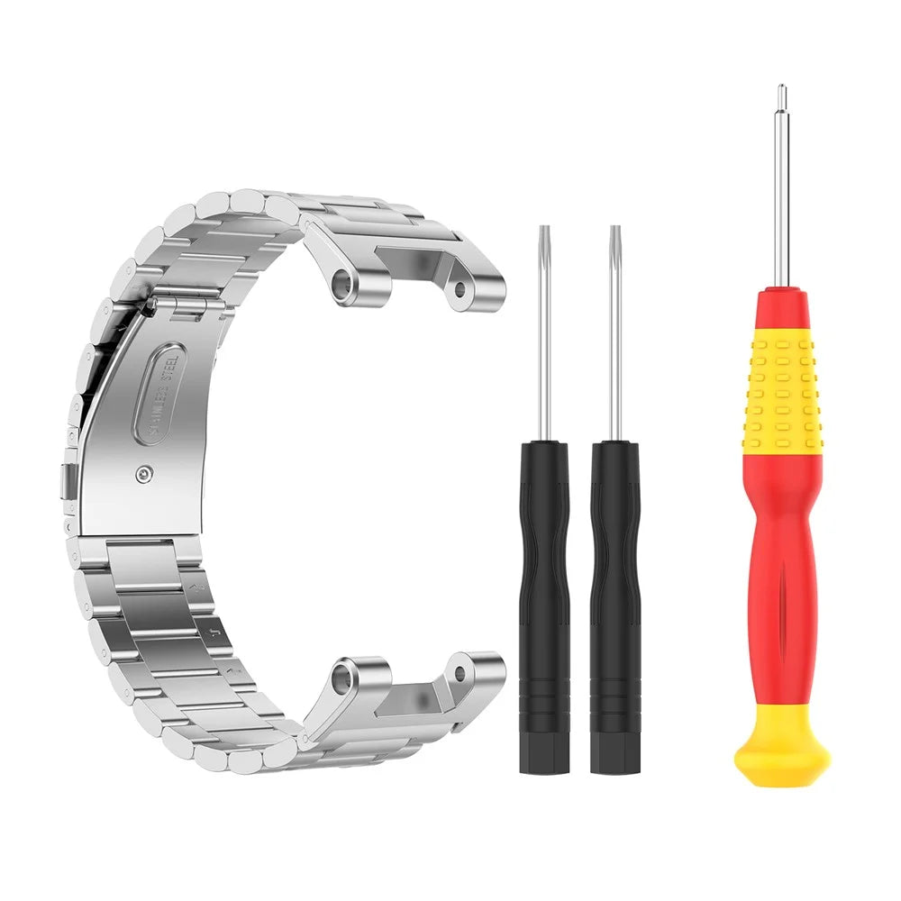 Stainless Steel Smart Watch Strap Replacement Watchband for Huami Amazfit T-Rex Pro/Amazfit T-Rex - Silver - 6