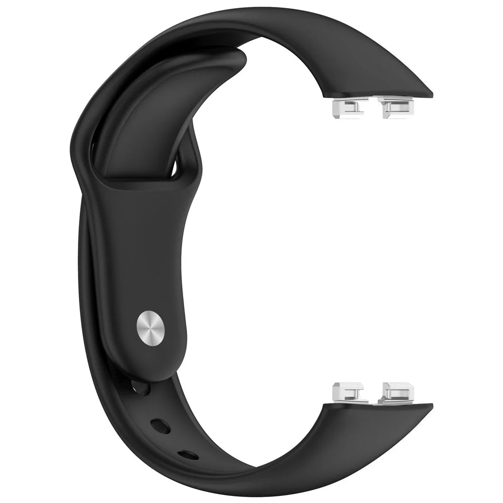 For Huawei Band 10 / 10 NFC / 9 / 9 NFC / 8 / 8 NFC Silicone Wristband Replacement Strap Sports Fitness Tracker Band - Black - 4