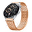 For Huawei Watch GT 3 46mm Bands Adjustable Stainless Steel Magnetic Clasp Watchband Wrist Strap - Rose Gold - 2