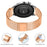 For Huawei Watch GT 3 46mm Bands Adjustable Stainless Steel Magnetic Clasp Watchband Wrist Strap - Rose Gold - 3