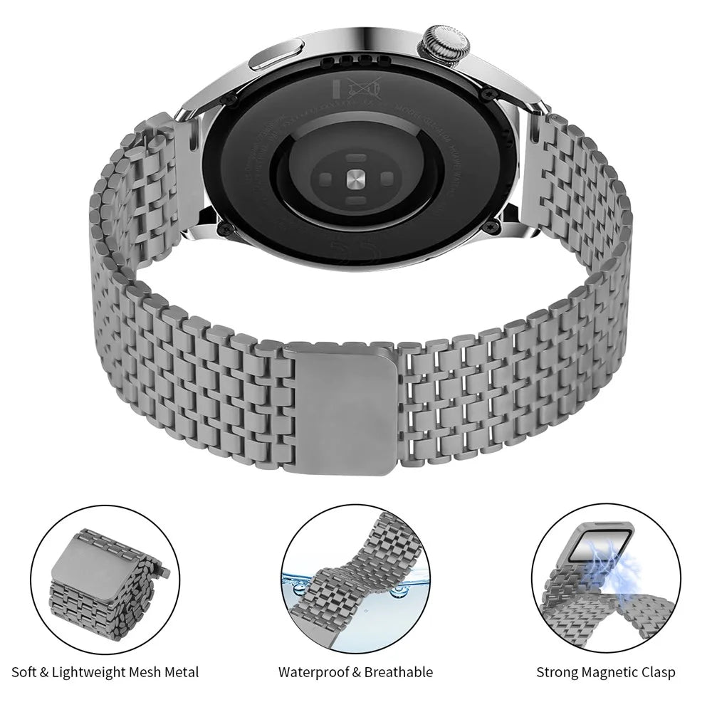 For Honor Watch Dream Bands Adjustable Stainless Steel Magnetic Clasp Watchband Wrist Strap - Titanium - 3