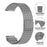 For Garmin Forerunner 255 Music Bands Adjustable Stainless Steel Magnetic Clasp Watchband Wrist Strap - Titanium - 4