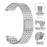 For Garmin Venu 2 Bands Replacement Stainless Steel Magnetic Clasp Silver Watch Strap - 4