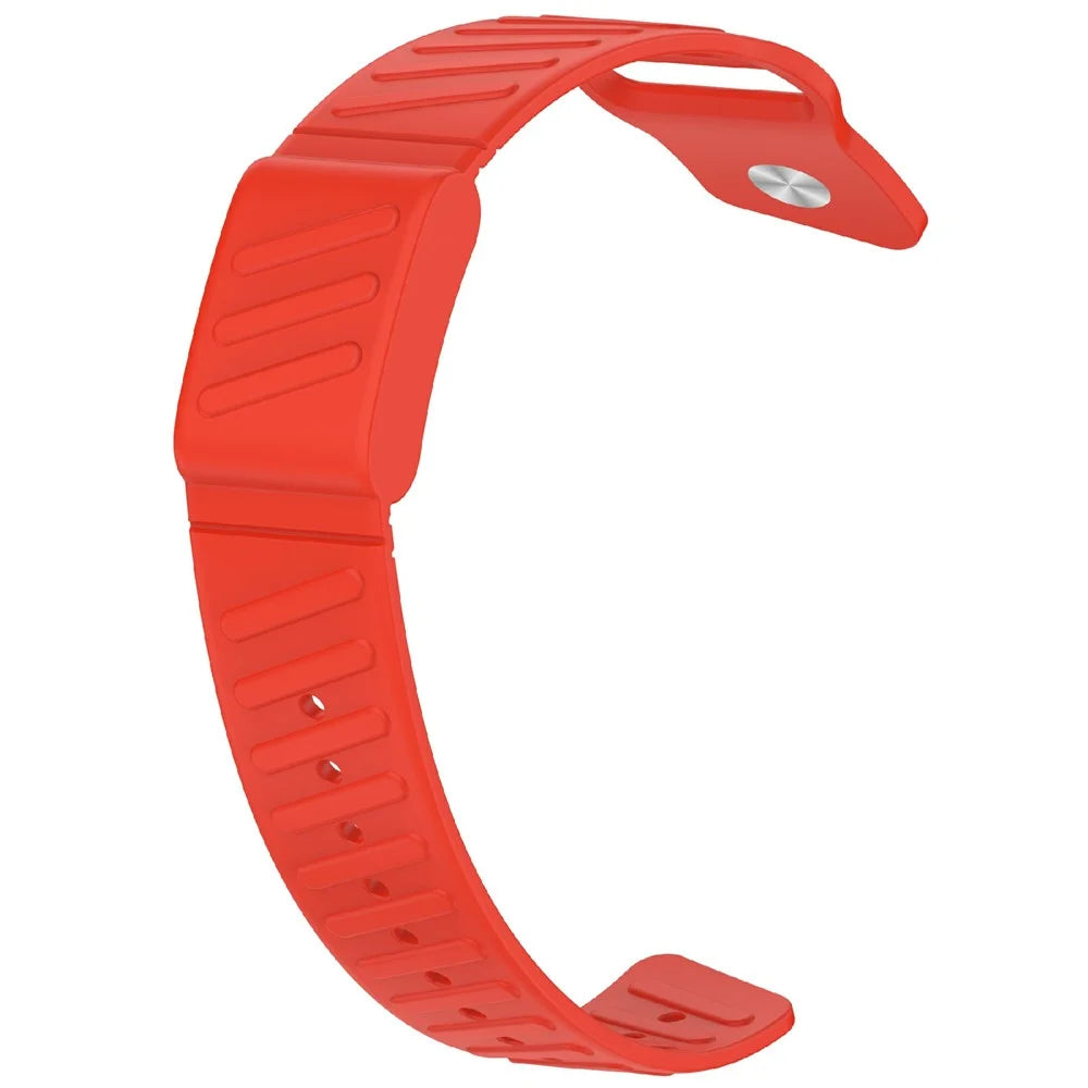 For WHOOP 4.0 Strap Textured Replacement Silicone Adjustable Wristband - Red - 4
