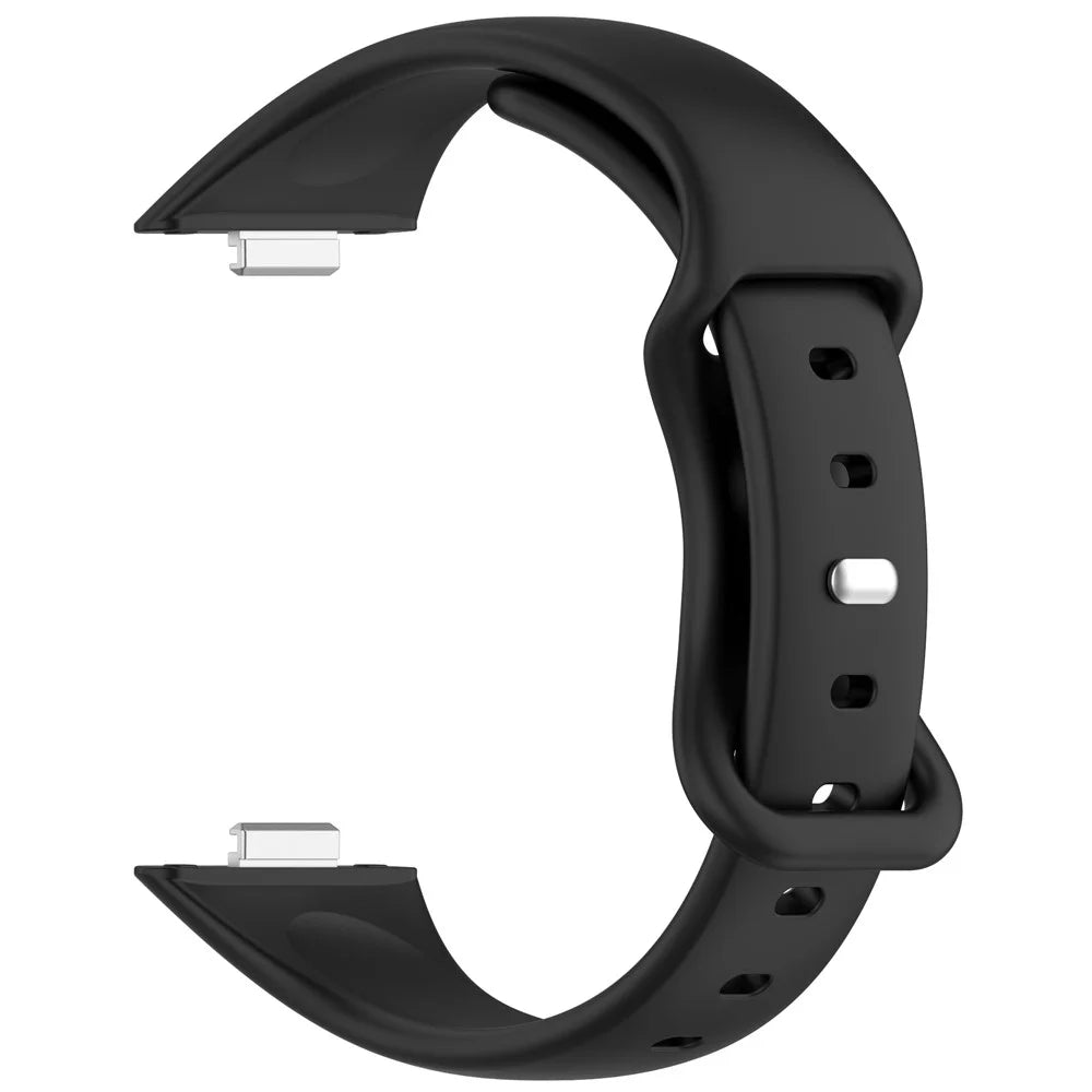 Replacement Strap for Huawei Watch Fit 4 / 3 Silicone Watch Band - Black - 1