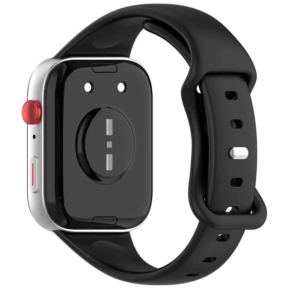 Replacement Strap for Huawei Watch Fit 4 / 3 Silicone Watch Band - Black - 2