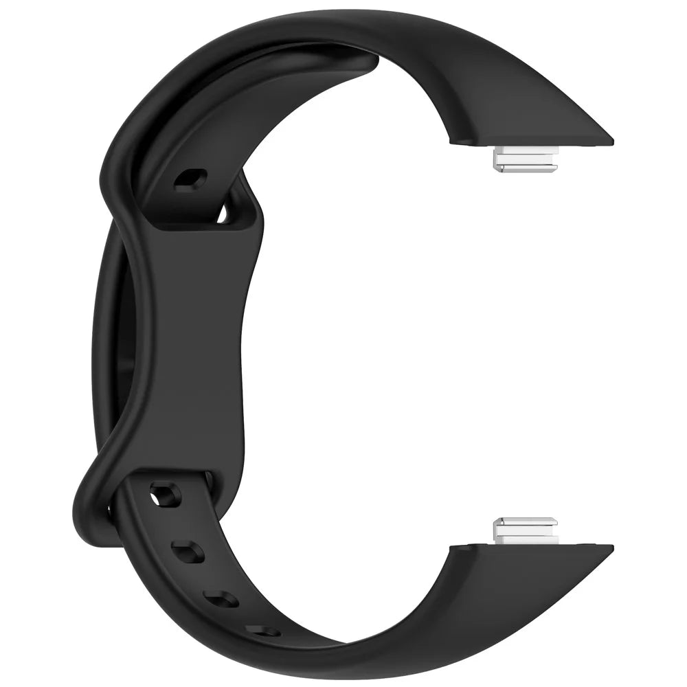 Replacement Strap for Huawei Watch Fit 4 / 3 Silicone Watch Band - Black - 4