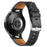 For Huawei Watch GT 5 46mm Watch Band 22mm Adjustable Genuine Cow Leather Strap - Black - 1