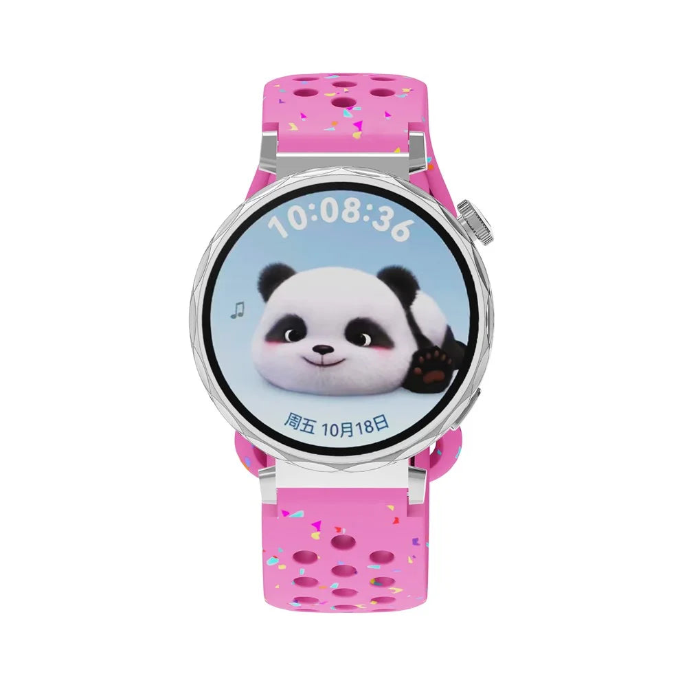 18mm Replacement Strap for Huawei Watch GT 5 41mm / GT 4 41mm Color Dot Silicone Watch Band Multi Hole Design - Rose - 3