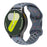 20mm Replacement Strap for Samsung Galaxy Watch7 44mm / 40mm Color Dot Silicone Watch Band Multi Hole Design - Grey Blue - 2