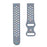 20mm Replacement Strap for Samsung Galaxy Watch7 44mm / 40mm Color Dot Silicone Watch Band Multi Hole Design - Grey Blue - 4