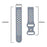 20mm Replacement Strap for Samsung Galaxy Watch7 44mm / 40mm Color Dot Silicone Watch Band Multi Hole Design - Grey Blue - 6