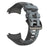 For Garmin Instinct 3 45mm Silicone Watch Band Camouflage Replacement Strap - Black Gey Camouflage - 1