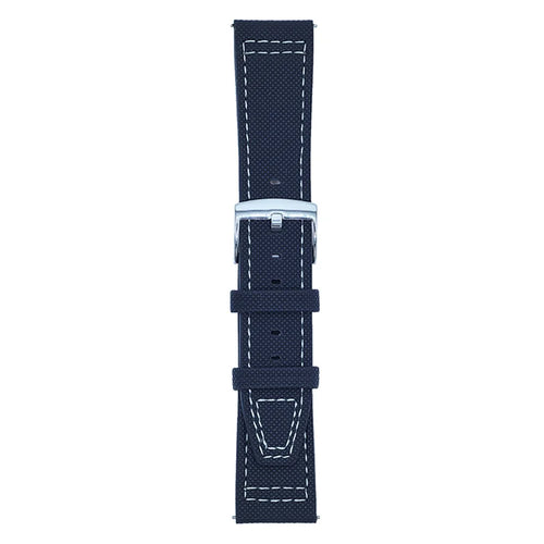 For Huawei Watch GT 5 46mm Watch Band 22mm Adjustable Leather Wrist Strap - Black - 1