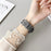 For Huawei Watch GT 5 46mm Plaid Texture Watch Band 22mm Adjustable Leather Wrist Strap - Grey - 2