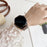 22mm Watch Band for Huawei Watch GT 5 46mm / 5 Pro 46mm Flat End Napa Texture PU Covered Silicone Strap - Black - 3
