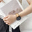 22mm Watch Band for Huawei Watch GT 5 46mm / 5 Pro 46mm Flat End Napa Texture PU Covered Silicone Strap - Black - 6