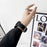For Huawei Watch GT 5 41mm Nappa Texture Watch Band 18mm Adjustable Leather Wrist Strap - Black - 4