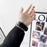 For Huawei Watch GT 5 41mm Nappa Texture Watch Band 18mm Adjustable Leather Wrist Strap - Black - 5