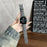 Leather Wrist Straps with Pattern For Huawei Watch GT 5 46mm 22mm Universal Watch Bands - Grey - 2