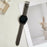 Palm Pattern Leather Watch Bands For Huawei Watch GT 5 41mm Universal 18mm Wrist Strap - Brown - 2