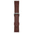 20mm Replacement Strap for Samsung Galaxy Watch7 44mm / 40mm Bamboo Pattern Leather Watch Band - Dark Brown - 1