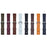 20mm Replacement Strap for Samsung Galaxy Watch7 44mm / 40mm Bamboo Pattern Leather Watch Band - Dark Brown - 6