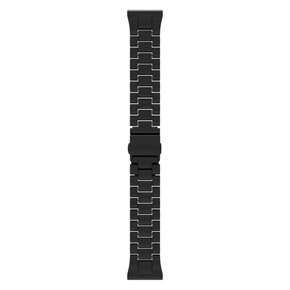 QuickFit 20mm Watch Band For Garmin Fenix 7S Pro 42mm  /  7S  /  6S Pro  /  6S Plastic Three-Bead Wrist Strap - Black - 6