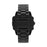 QuickFit 26mm Watch Band For Garmin Fenix 7X Pro 51mm  /  7X  /  6X Pro  /  6X Plastic Three-Bead Wrist Strap - Black - 4