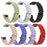 QuickFit 26mm Watch Band For Garmin Fenix 7X Pro 51mm  /  7X  /  6X Pro  /  6X Plastic Three-Bead Wrist Strap - Black - 7