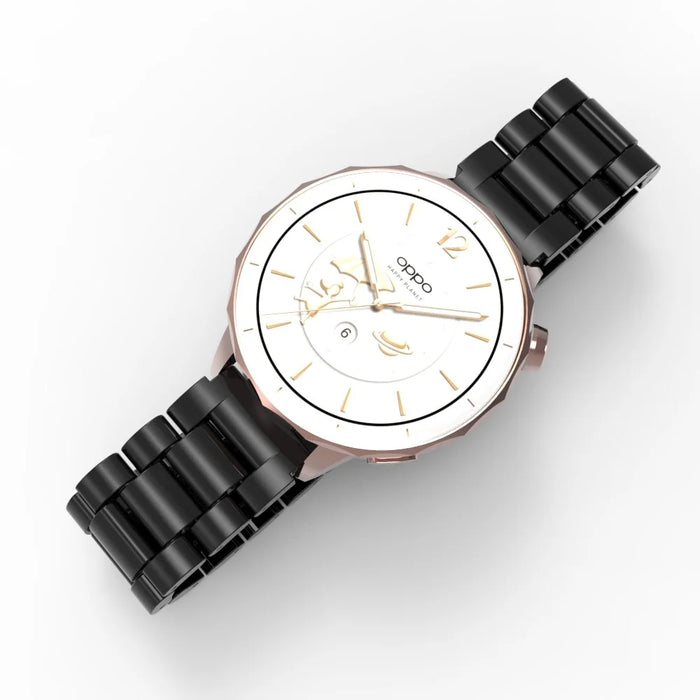 For Huawei Watch GT 5 41mm Watch Band 18mm Plastic Three-Bead Wrist Strap - Black - 5