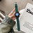 For Samsung Galaxy Watch7 44mm  /  40mm Watch Band 20mm Braided Checkered Pattern Leather Wrist Strap - Light Grey - 5
