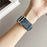 For Samsung Galaxy Watch7  /  Watch6 Bands Universal 20mm Adjustable Leather Watchband Wrist Strap - Indigo - 3